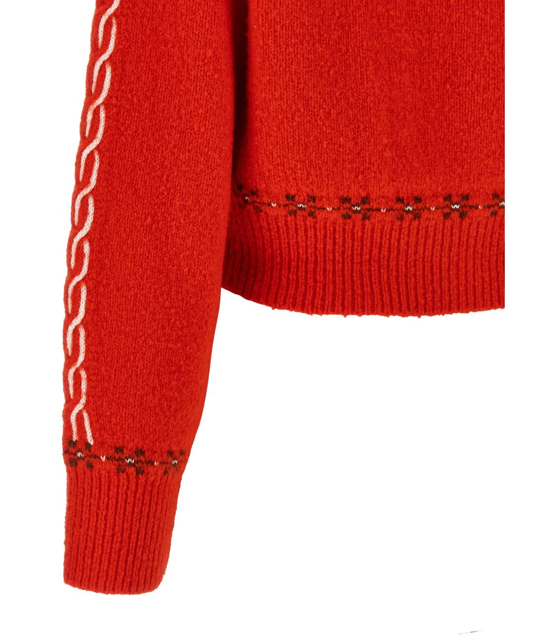 GUEST IN RESIDENCE Красный шерстяной кардиган, фото 4