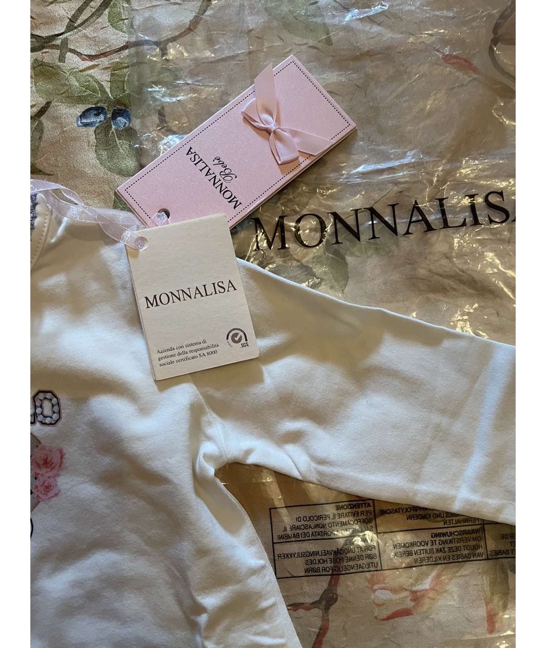 MONNALISA Хлопковый футболка / топ, фото 3