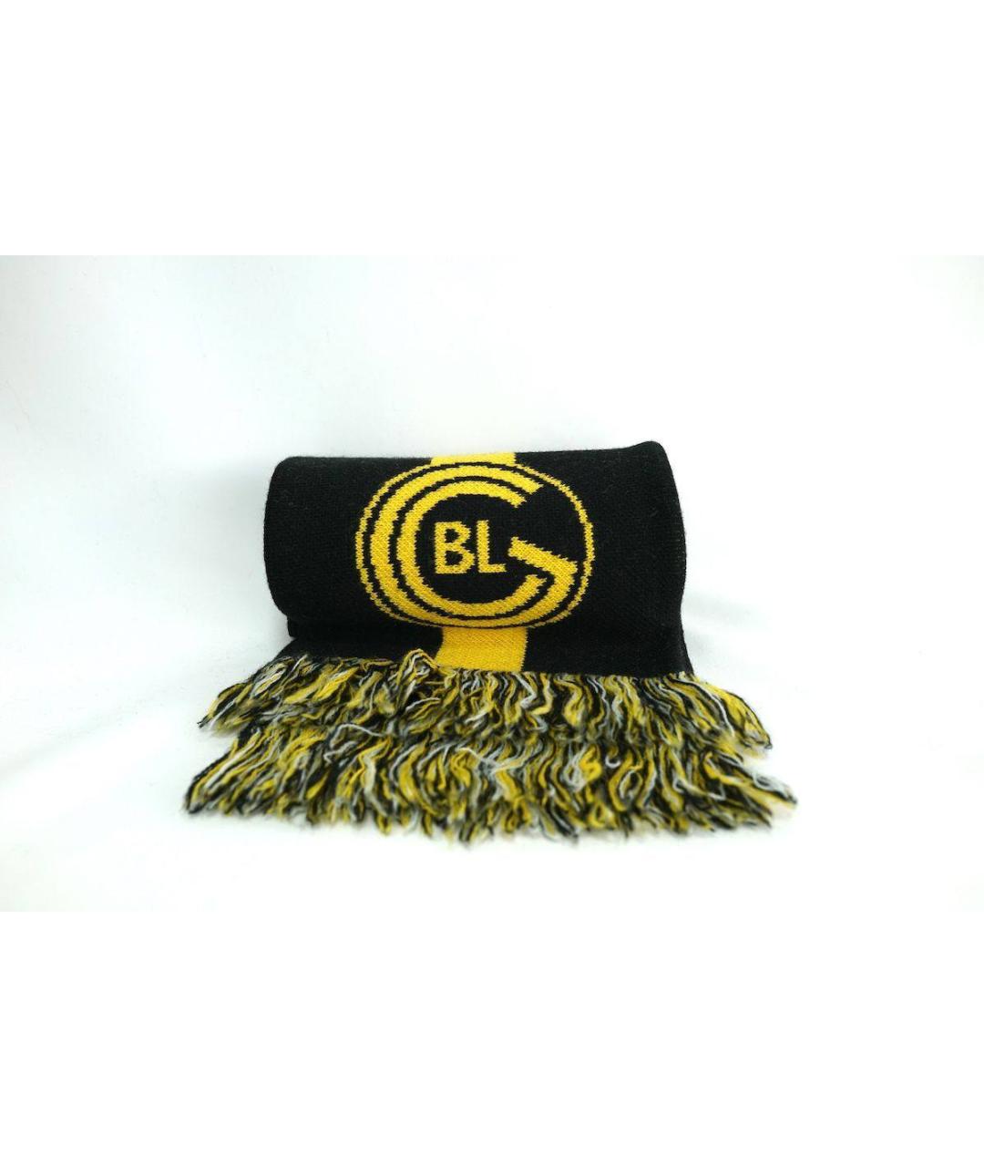 BALENCIAGA Черный шерстяной шарф, фото 6