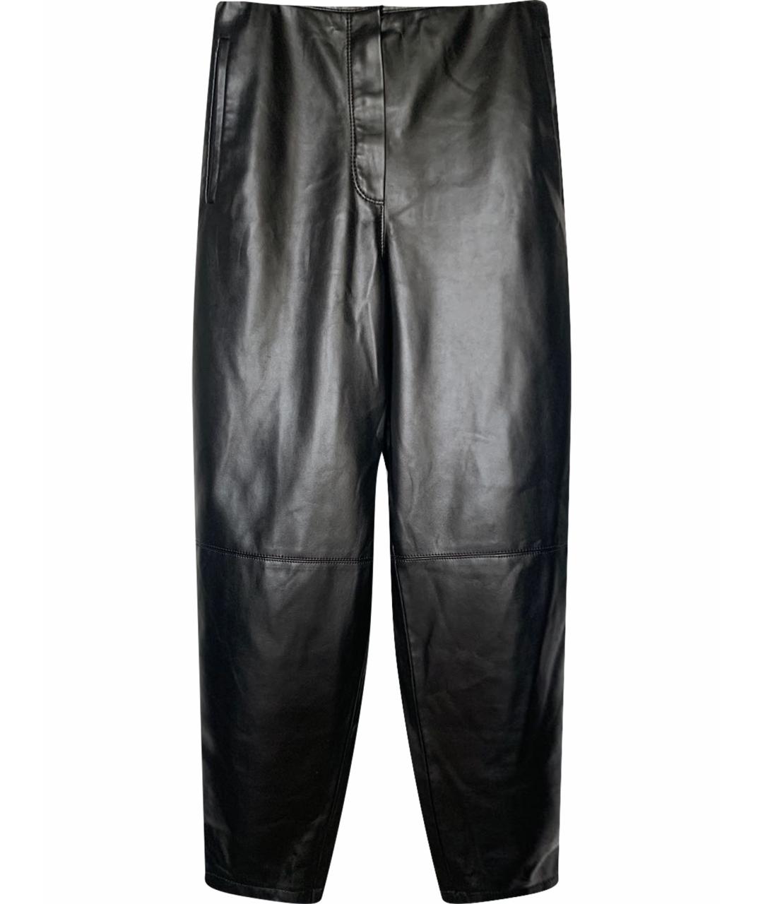 12 STOREEZ Черные полиэстеровые брюки широкие, фото 1