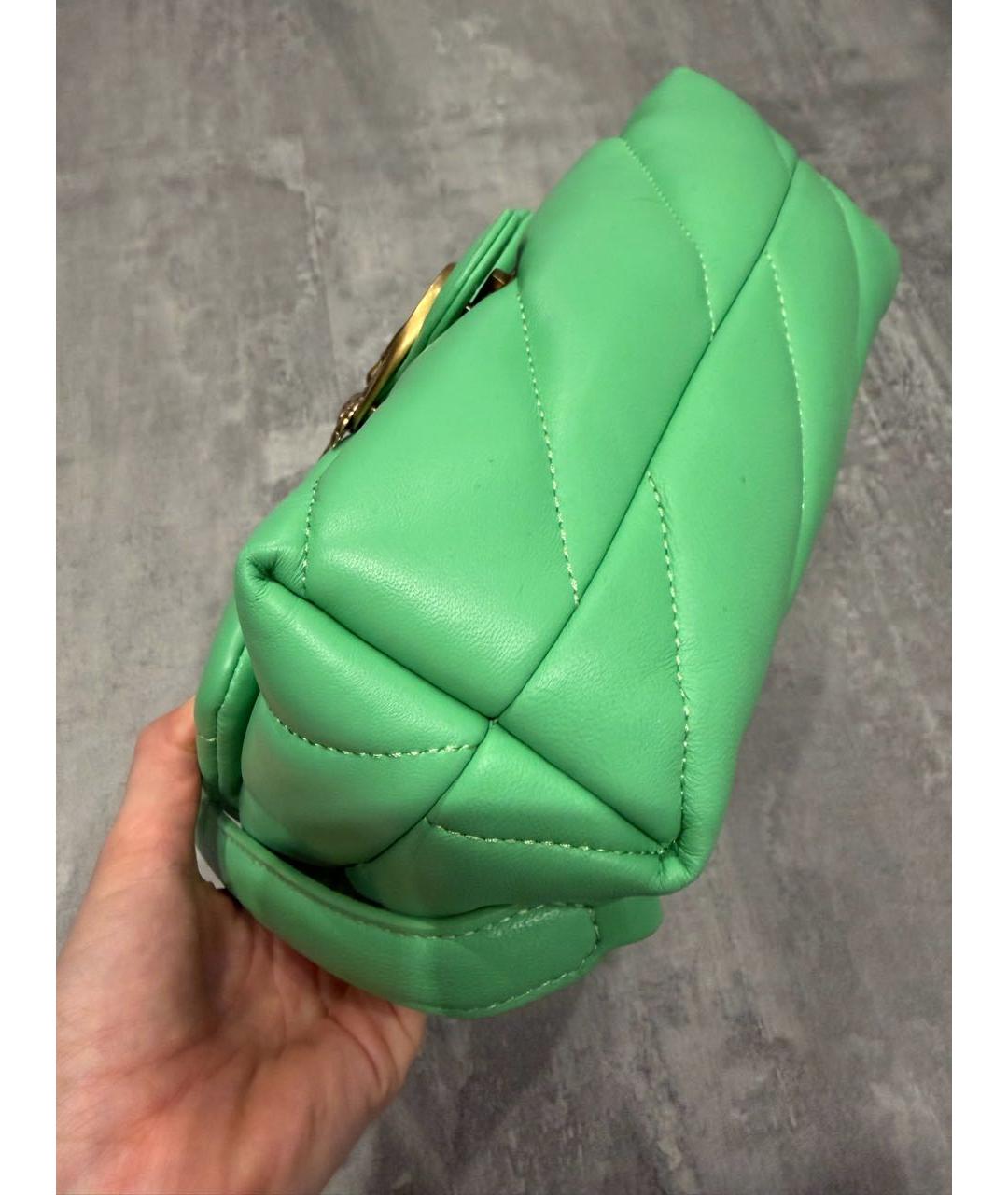 PINKO Зеленая кожаная сумка через плечо, фото 8