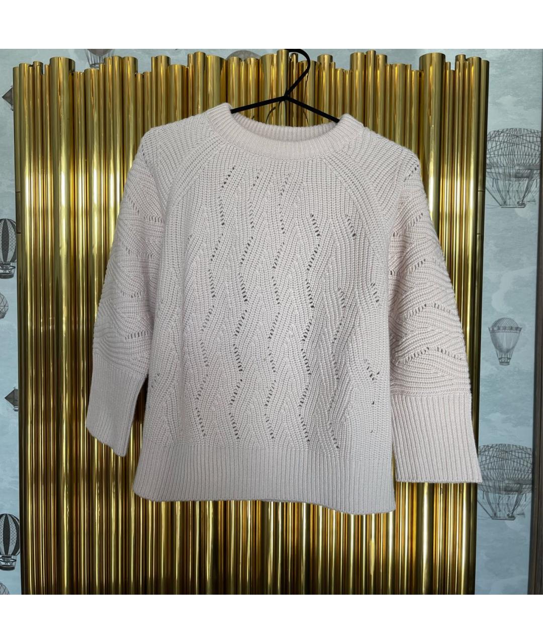 MALO Бежевый кашемировый джемпер / свитер, фото 4