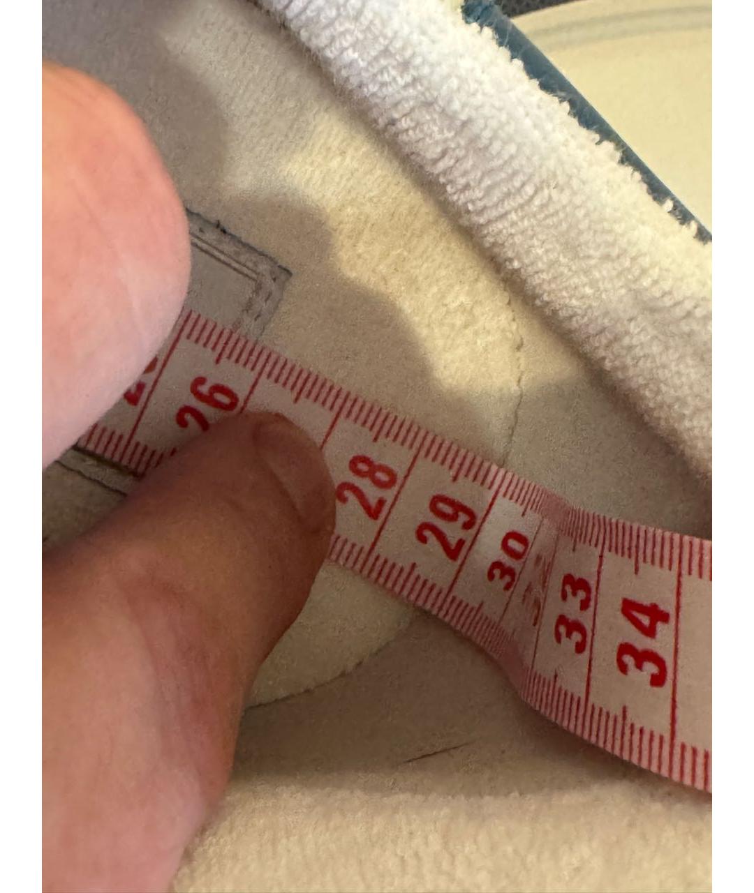 GUCCI Белые кожаные низкие кроссовки / кеды, фото 8