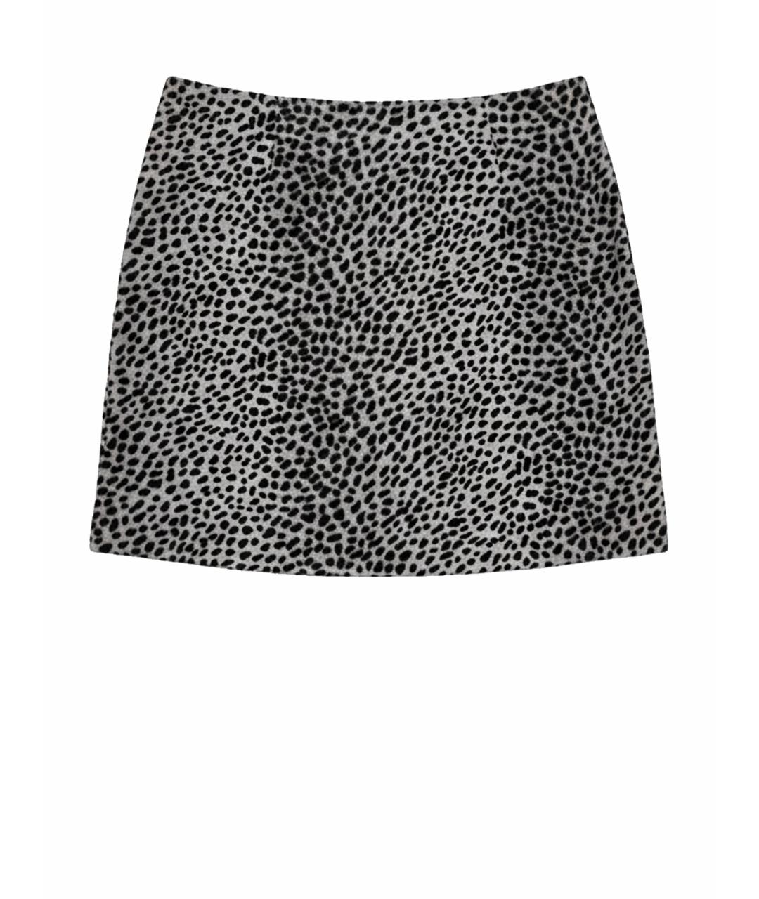 MOSCHINO Серая юбка мини, фото 1