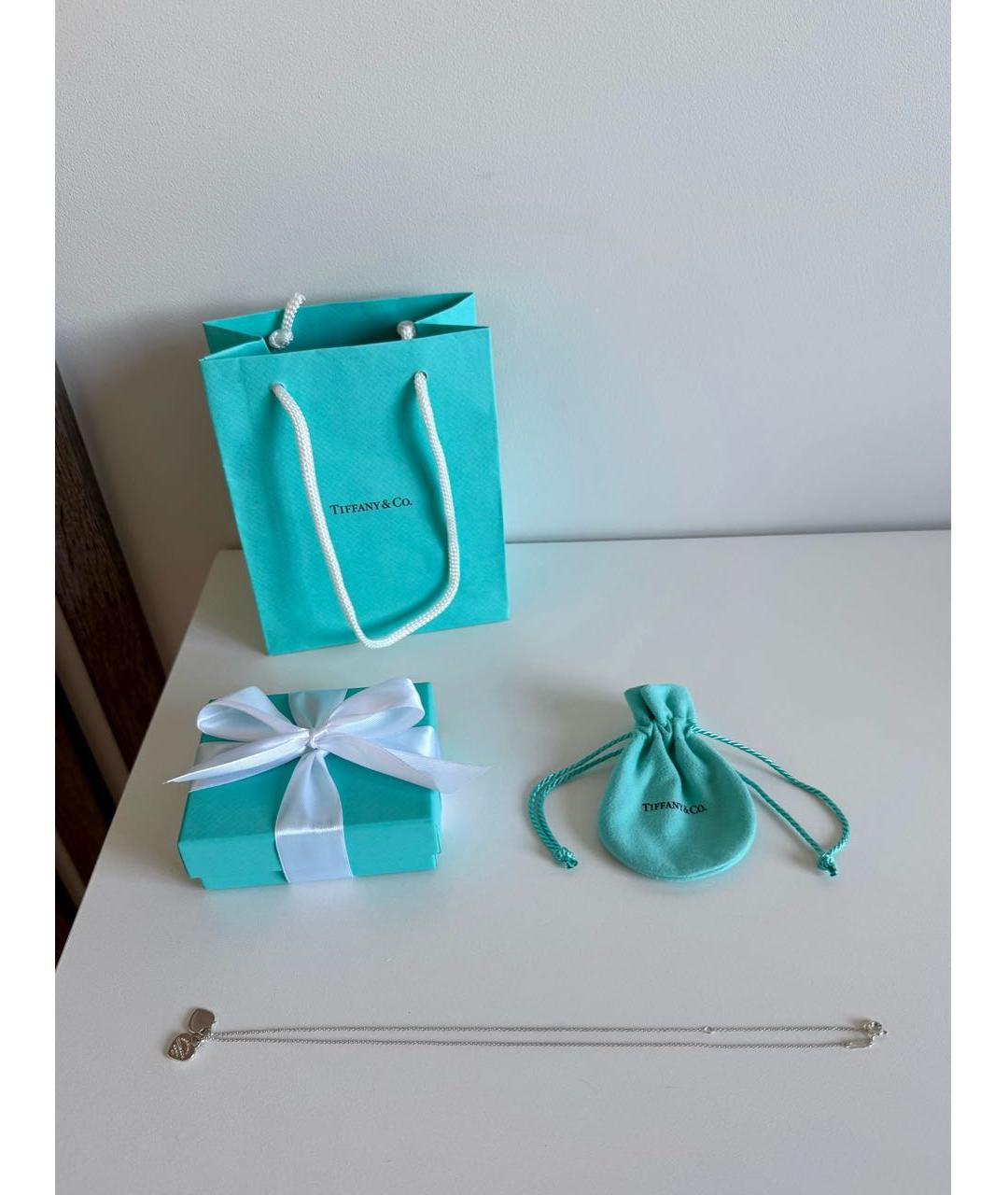 TIFFANY&CO Красная серебряная подвеска, фото 5