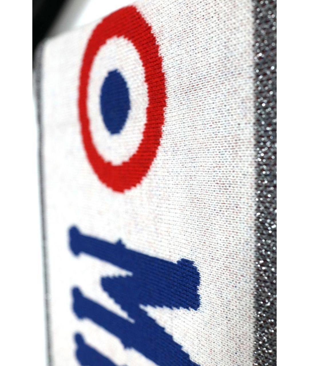 BALENCIAGA Белый шерстяной шарф, фото 4