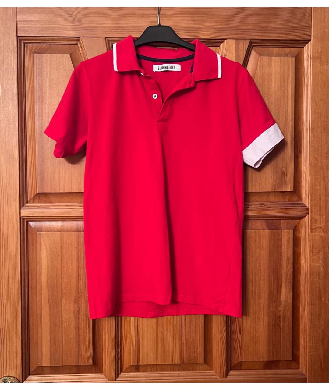 BIKKEMBERGS Красная футболка, фото 4