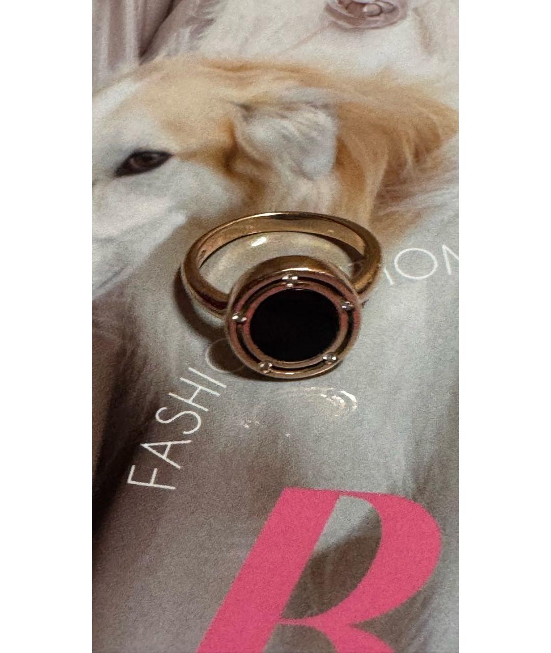 DAMIANI Черное кольцо из розового золота, фото 2