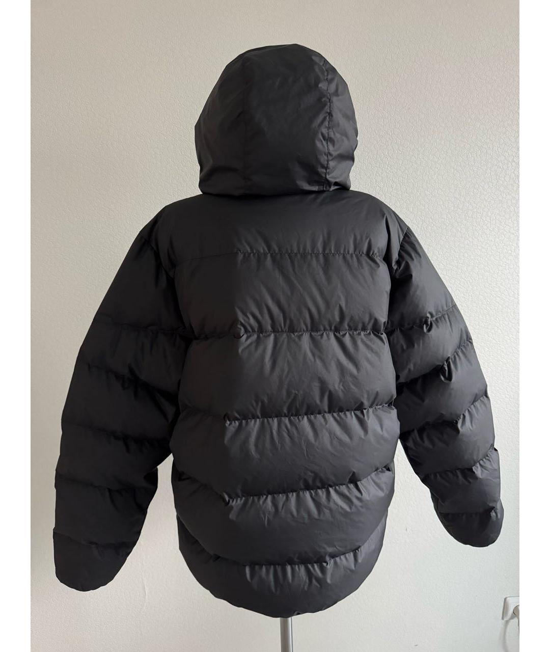 NIKE Черный полиэстеровый пуховик, фото 3