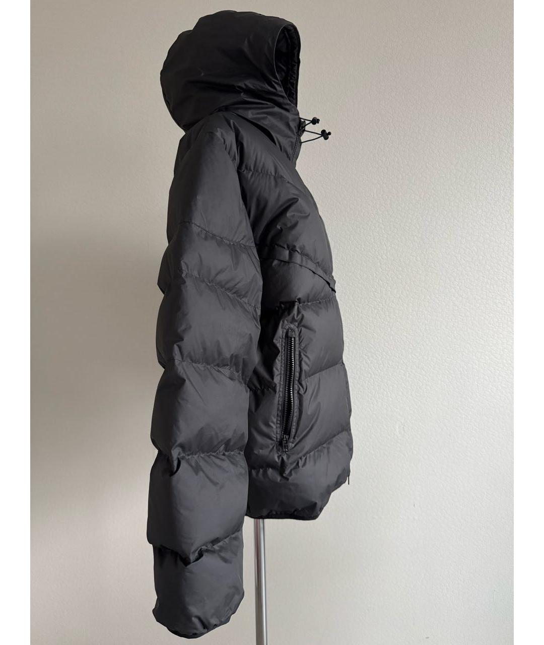 NIKE Черный полиэстеровый пуховик, фото 4