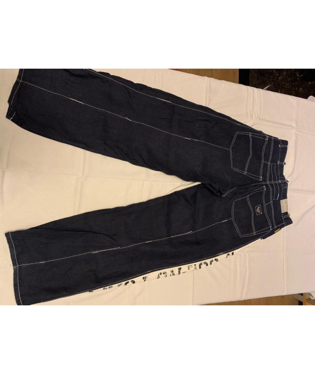 ARMANI JEANS Темно-синие хлопковые джинсы, фото 2