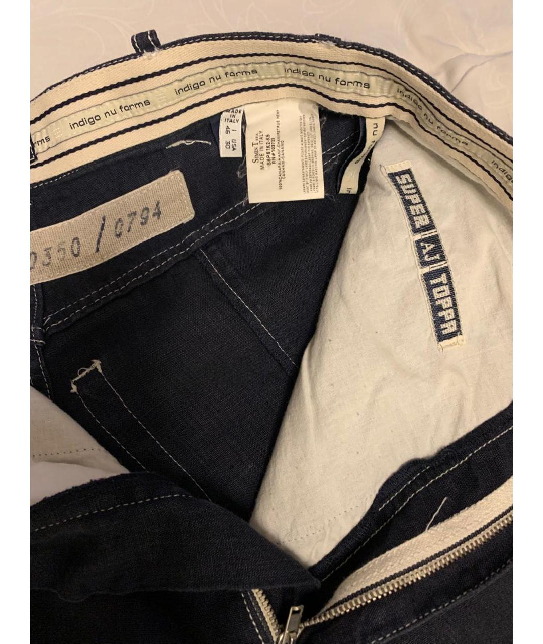 ARMANI JEANS Темно-синие хлопковые джинсы, фото 6