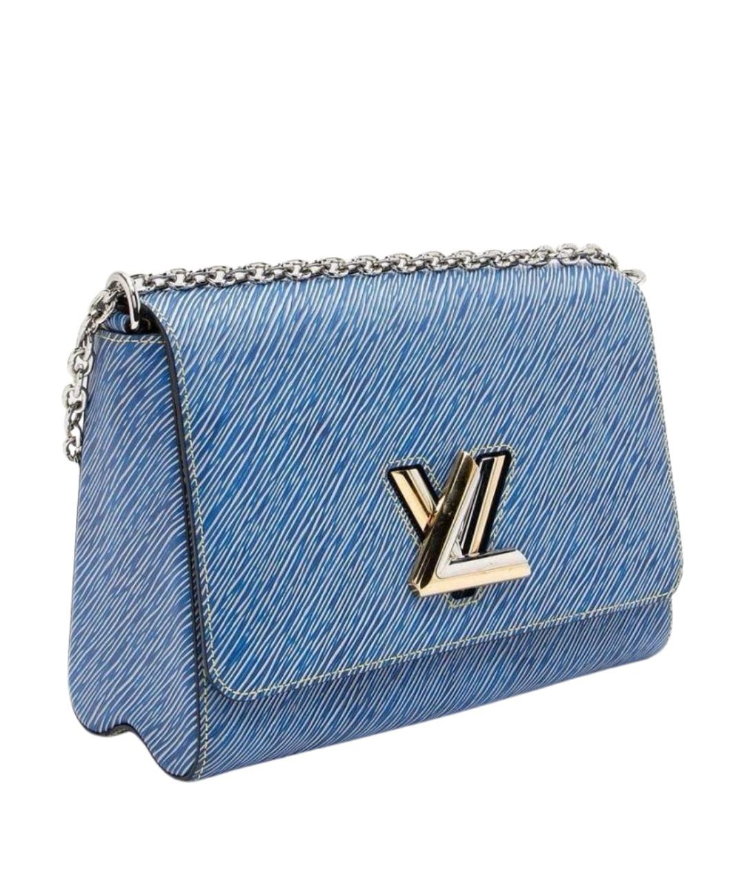 LOUIS VUITTON Синяя кожаная сумка через плечо, фото 1