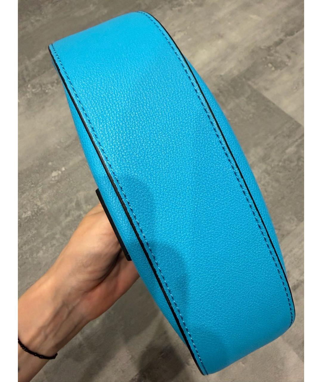 KARL LAGERFELD Голубая сумка с короткими ручками, фото 5