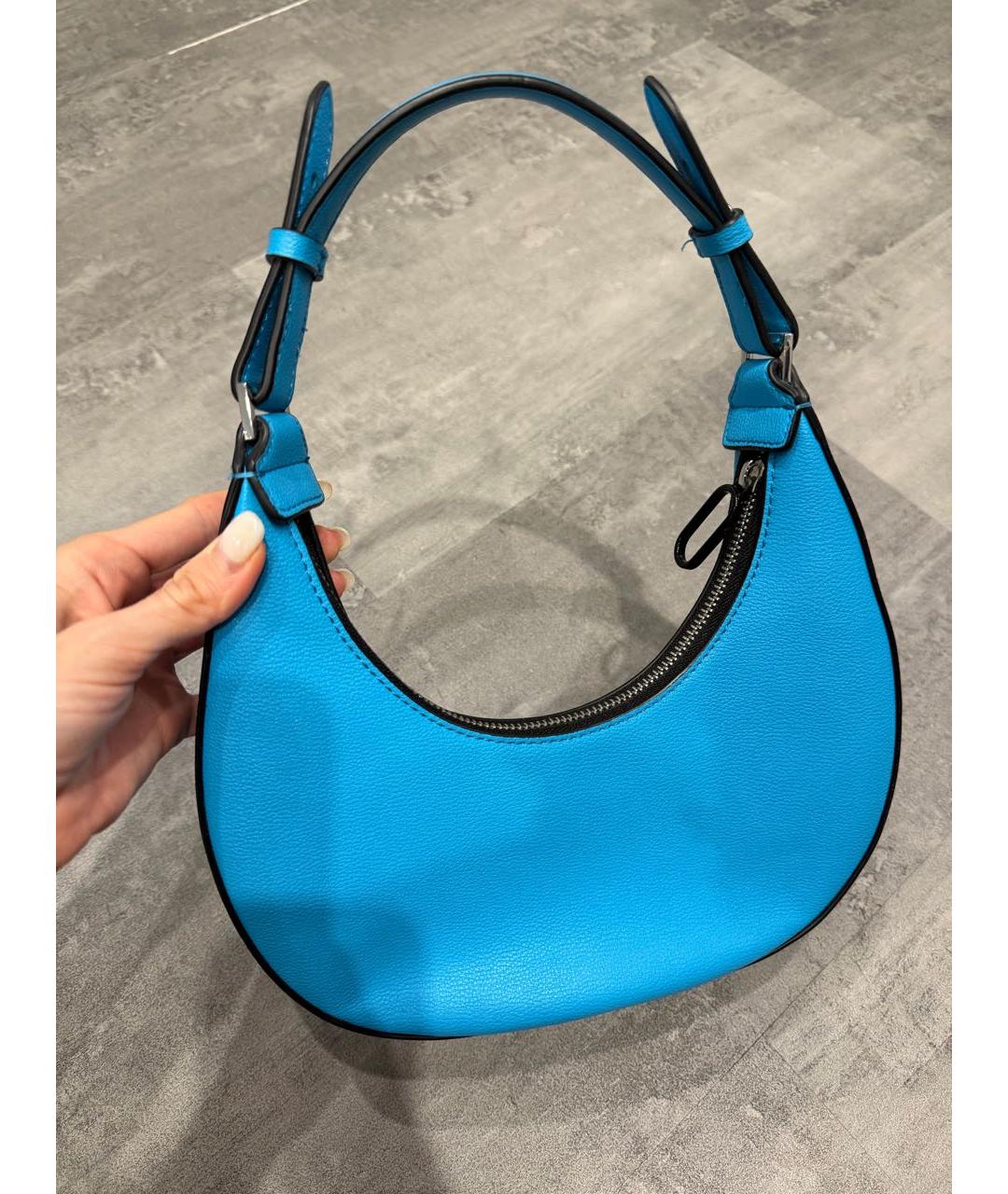 KARL LAGERFELD Голубая сумка с короткими ручками, фото 3