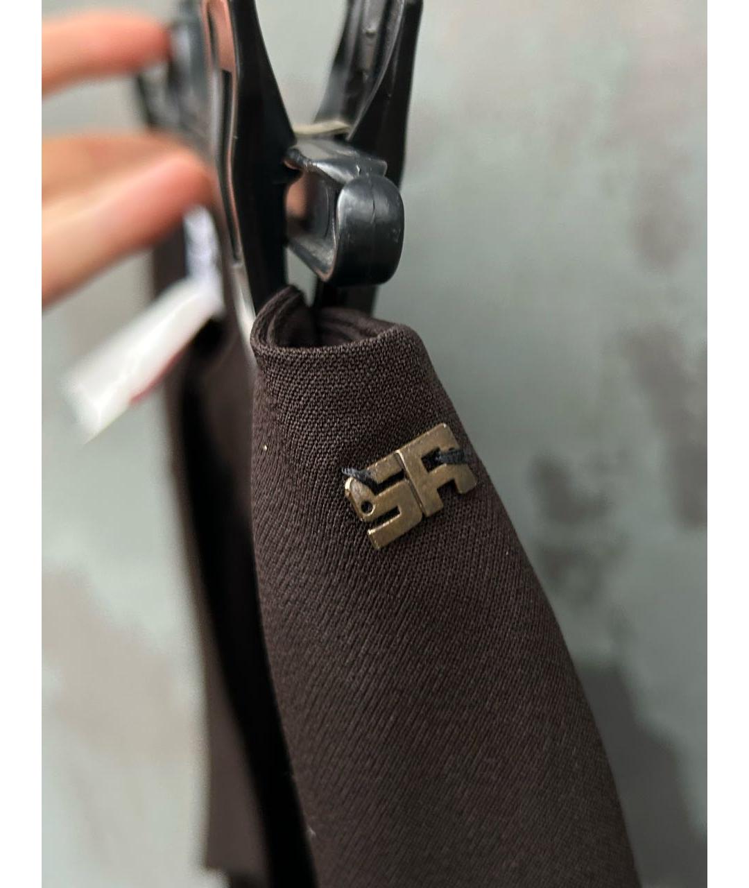 SONIA RYKIEL Коричневая вискозная юбка миди, фото 4