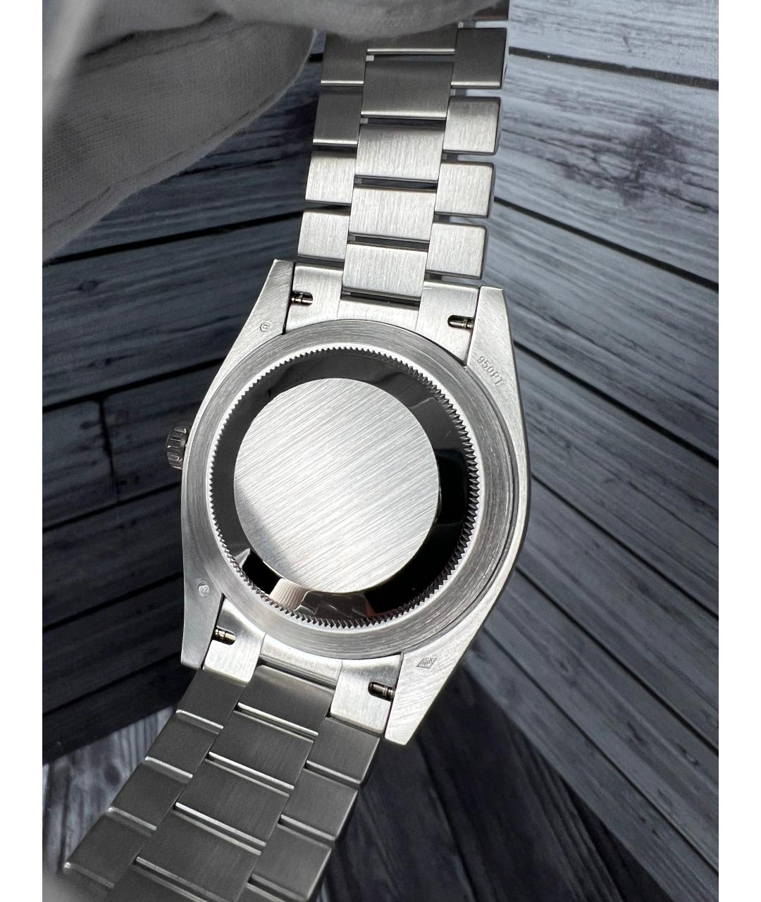 ROLEX Голубые платиновые часы, фото 9