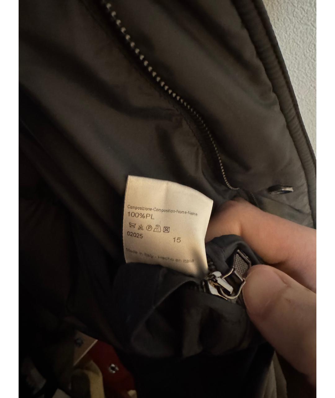 BRIONI Серый пуховик, фото 4