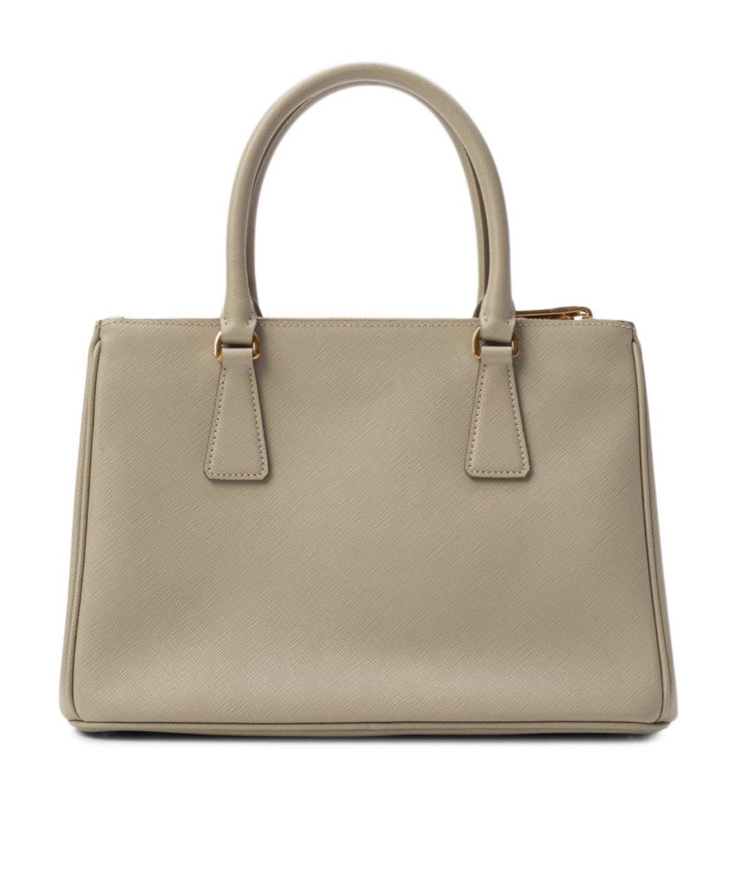 PRADA Серая кожаная сумка тоут, фото 2