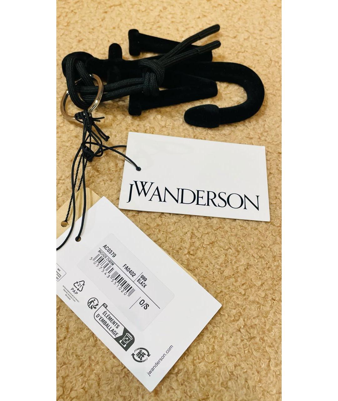 J.W.ANDERSON Черный брелок, фото 4
