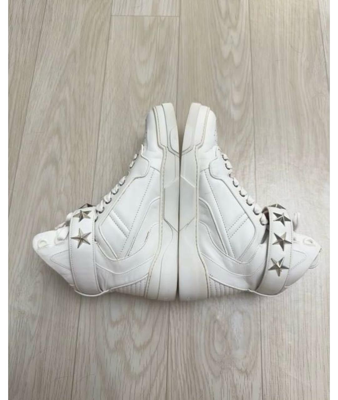 GIVENCHY Белые кожаные кроссовки, фото 5