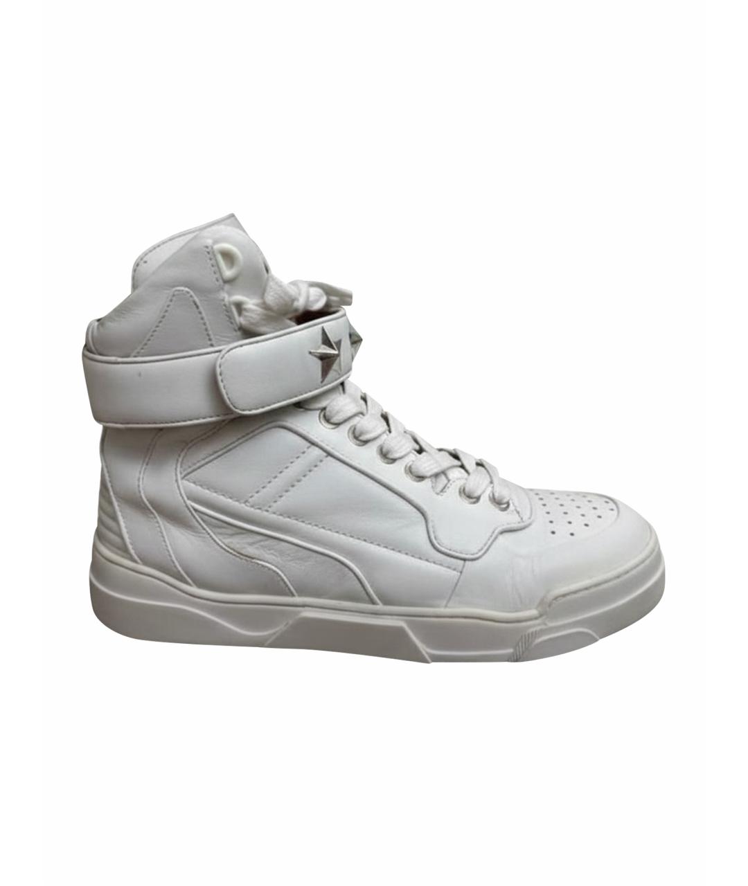 GIVENCHY Белые кожаные кроссовки, фото 1