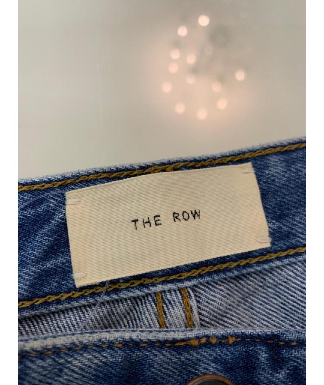 THE ROW Синие хлопковые прямые джинсы, фото 4