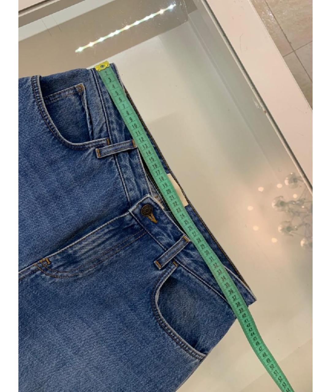 THE ROW Синие хлопковые прямые джинсы, фото 6