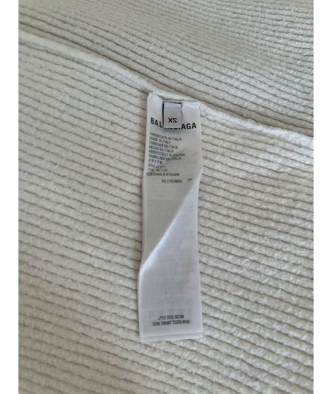 BALENCIAGA Белый джемпер / свитер, фото 4