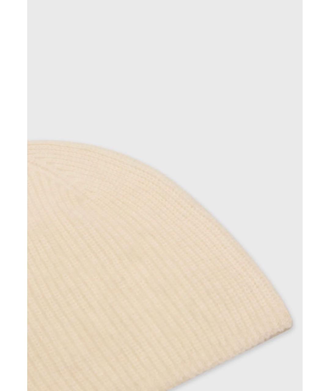 LOULOU DE SAISON Бежевая кашемировая шапка, фото 3