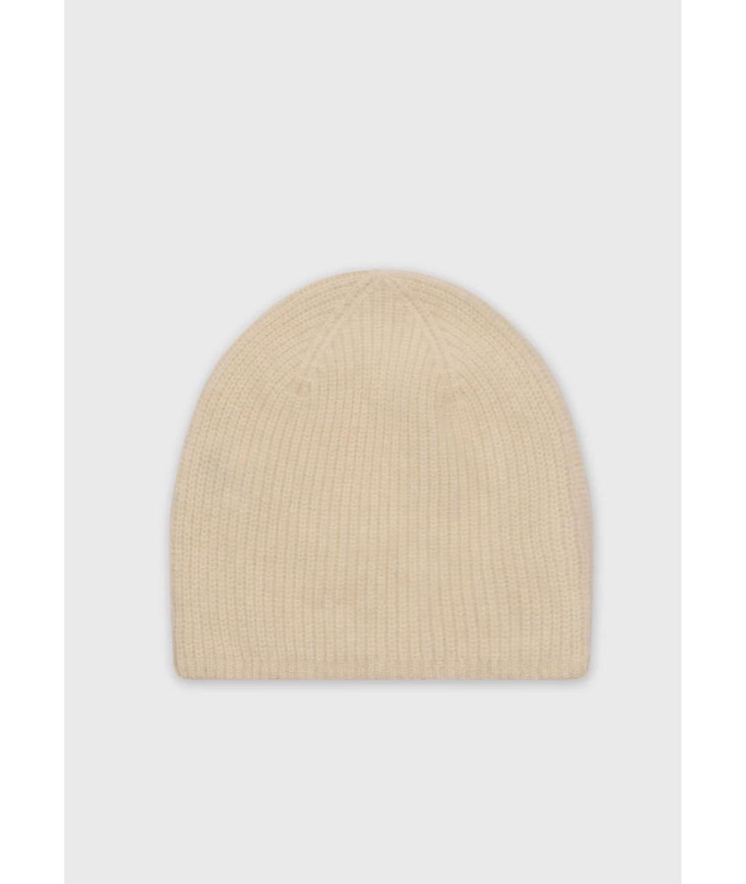 LOULOU DE SAISON Бежевая кашемировая шапка, фото 4