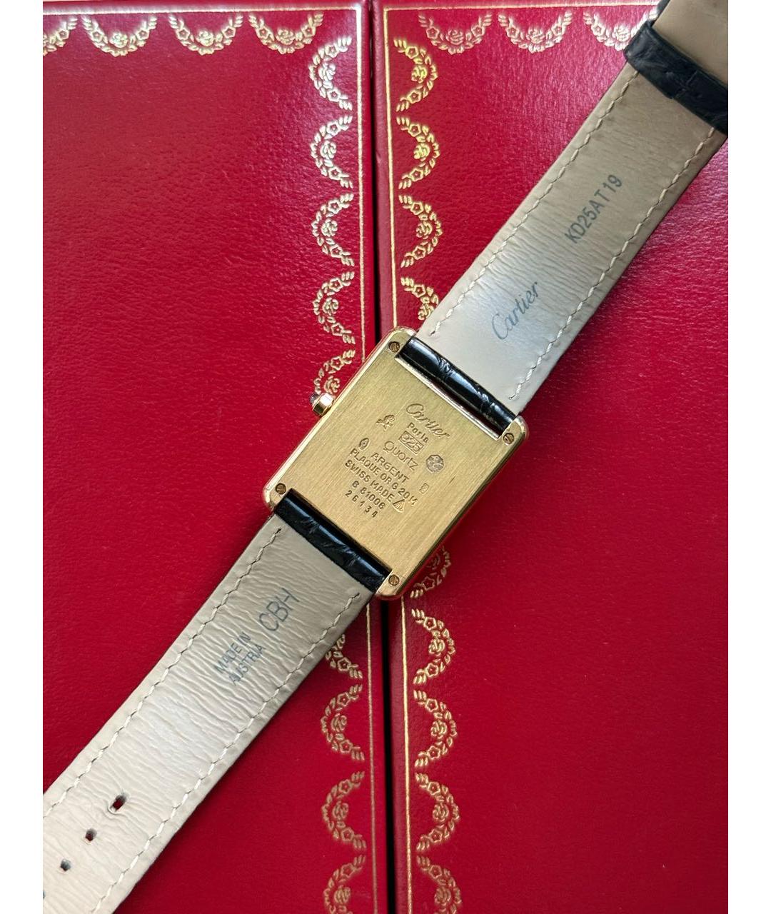 CARTIER Золотые часы из желтого золота, фото 2