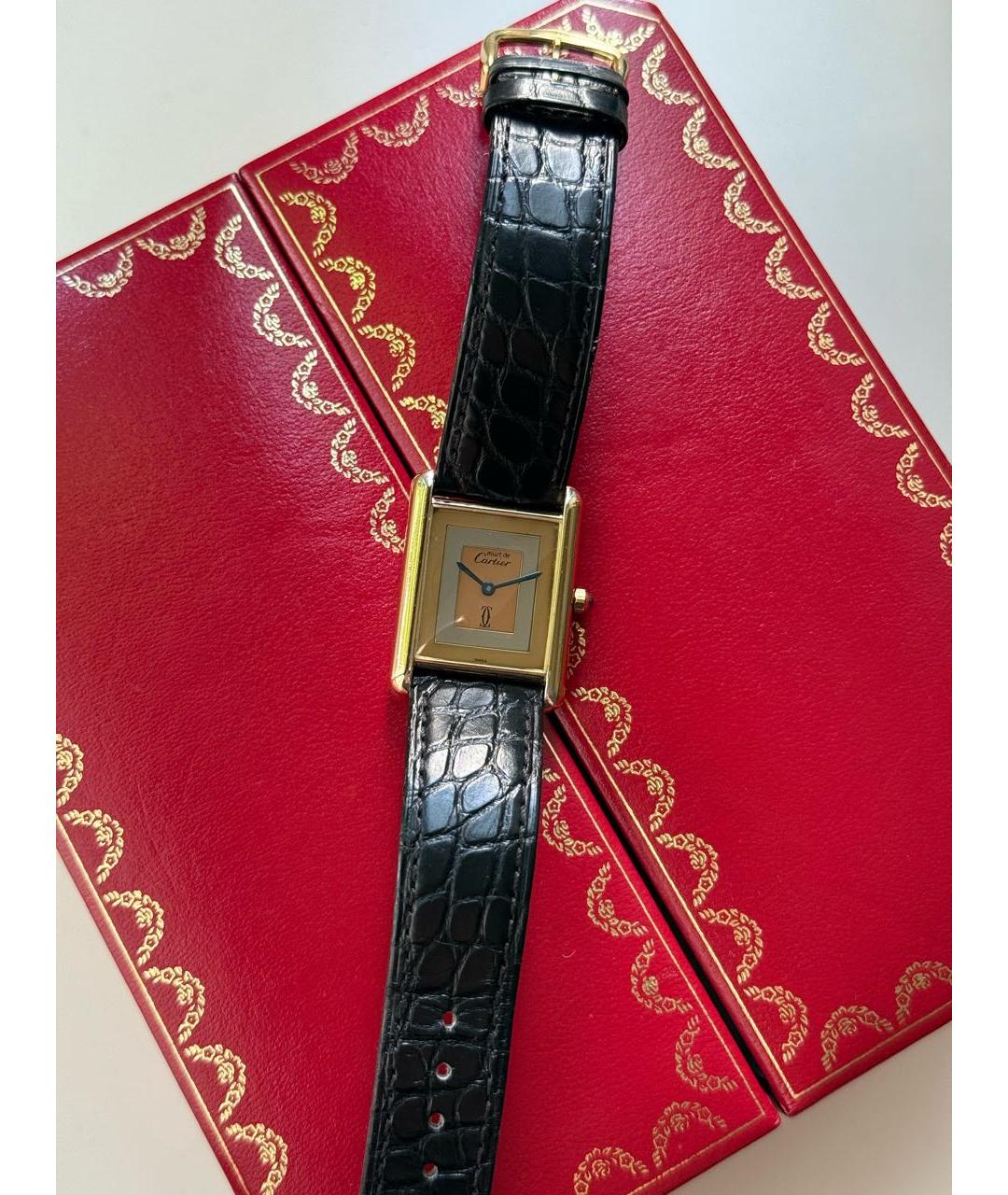 CARTIER Золотые часы из желтого золота, фото 4