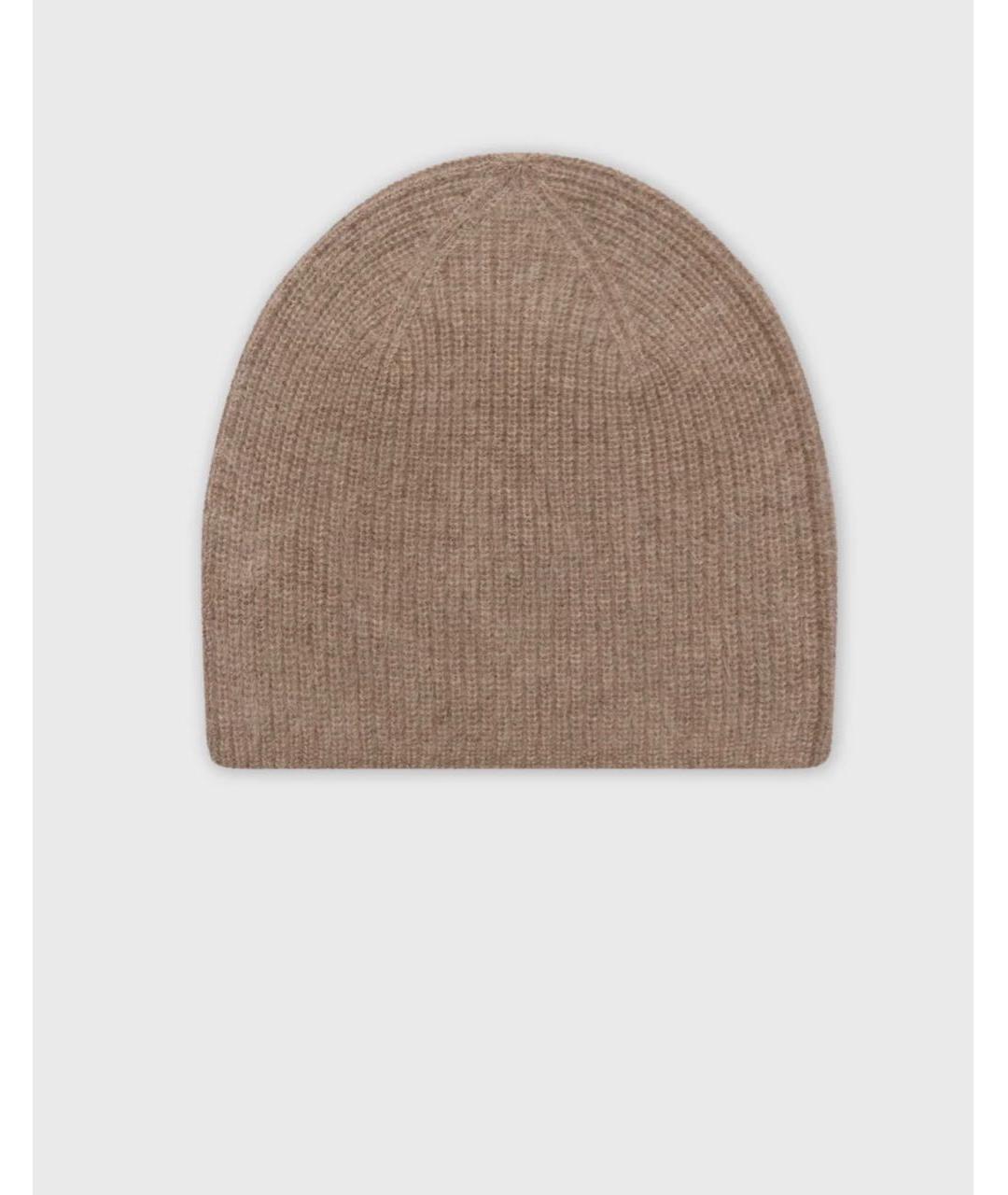 LOULOU DE SAISON Бежевая кашемировая шапка, фото 4