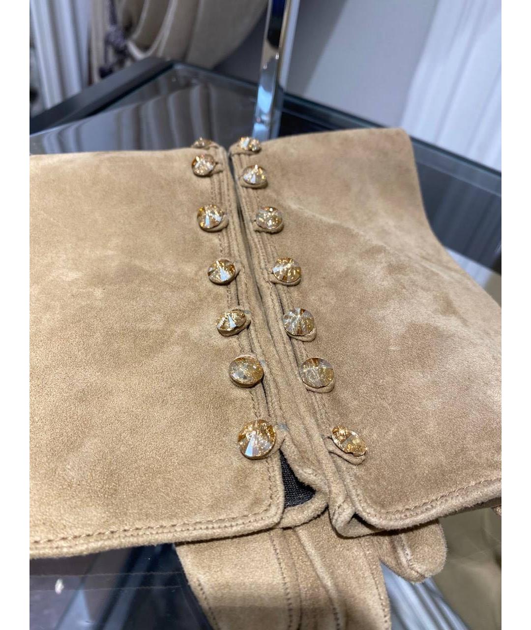 RINDI Бежевые перчатки, фото 3