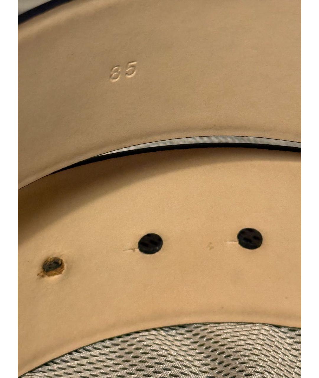 CHANEL Черный ремень из лакированной кожи, фото 4