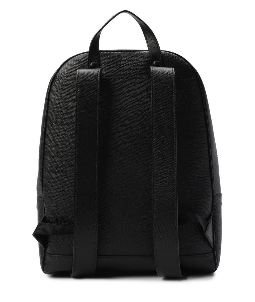 PRADA Черный кожаный рюкзак, фото 2