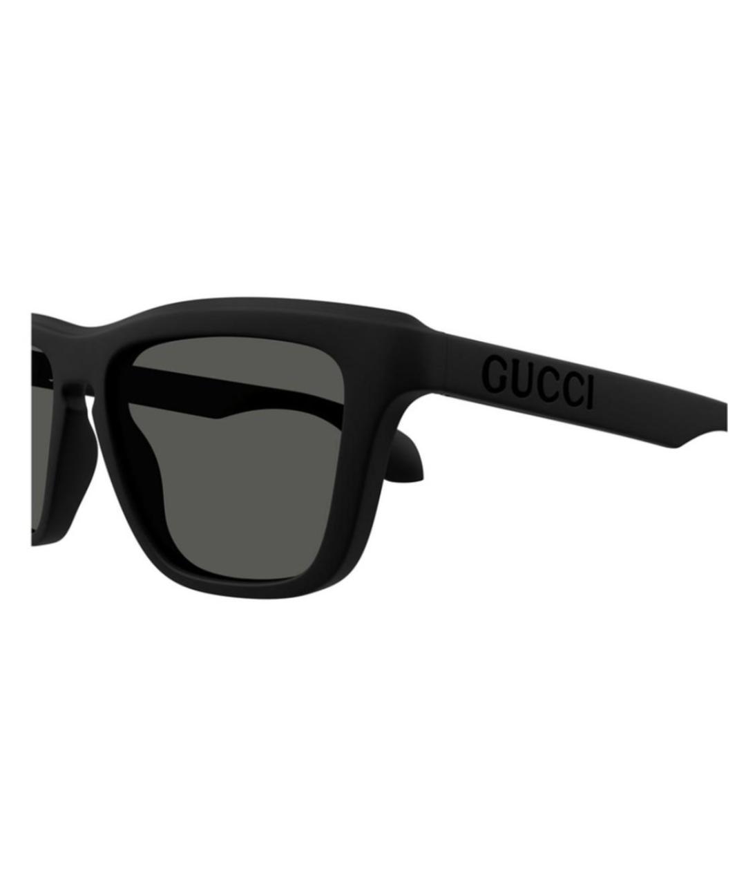 GUCCI Черные пластиковые солнцезащитные очки, фото 3
