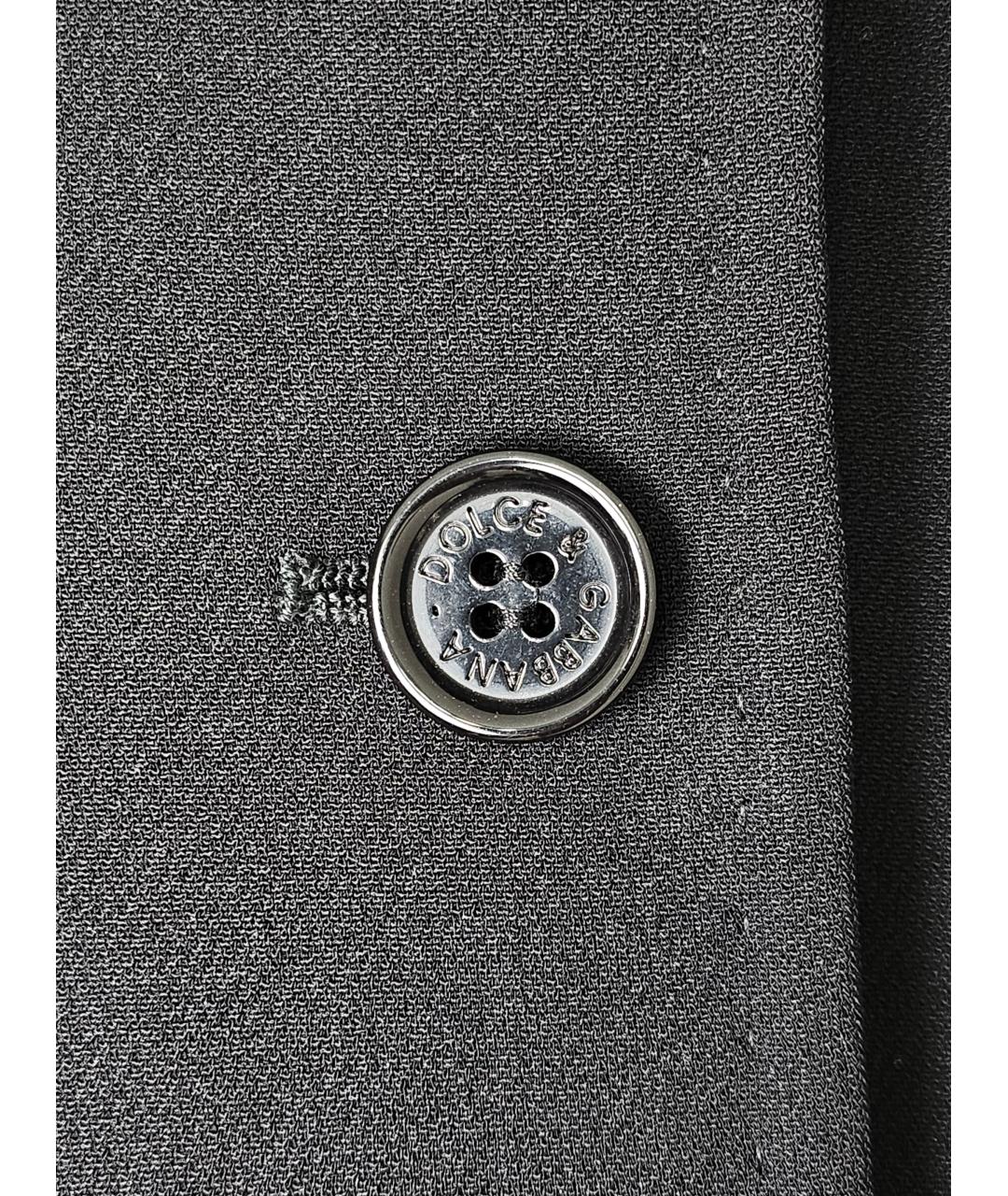 DOLCE&GABBANA Черный вискозный жакет/пиджак, фото 5