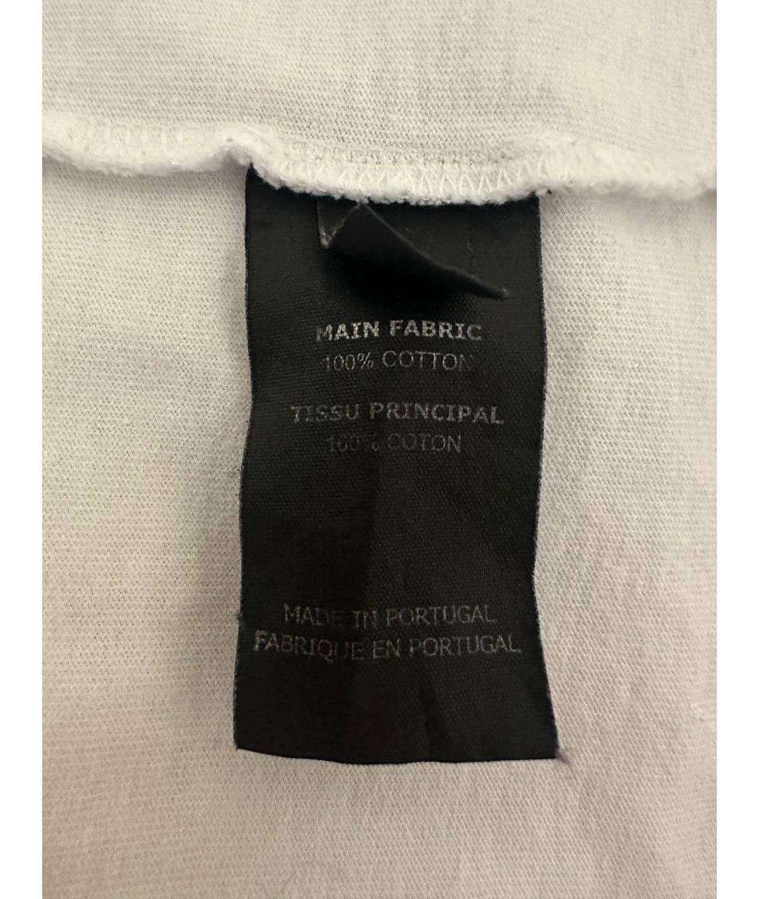 VETEMENTS Белая хлопковая футболка, фото 5