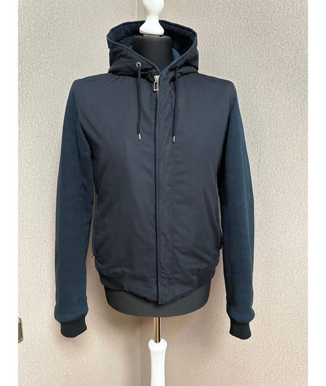 CHRISTIAN DIOR Темно-синяя хлопковая куртка, фото 8