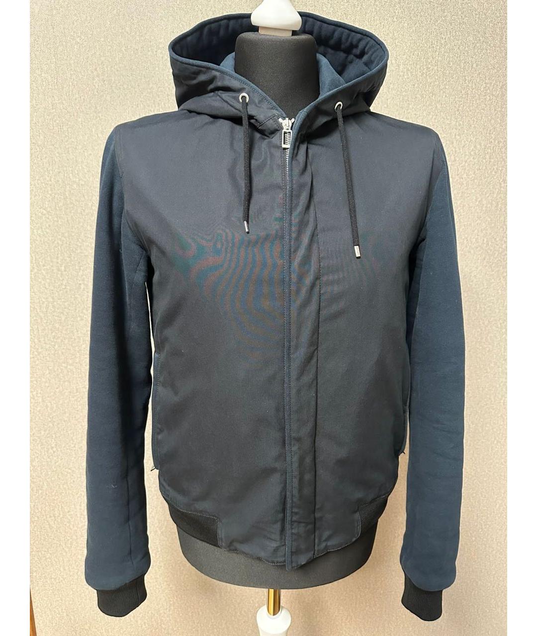 CHRISTIAN DIOR Темно-синяя хлопковая куртка, фото 5