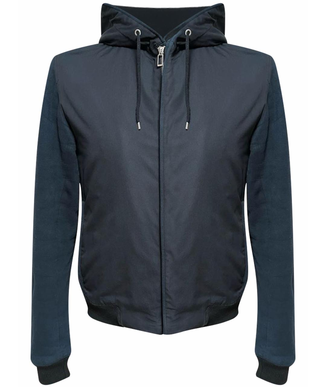 CHRISTIAN DIOR Темно-синяя хлопковая куртка, фото 1