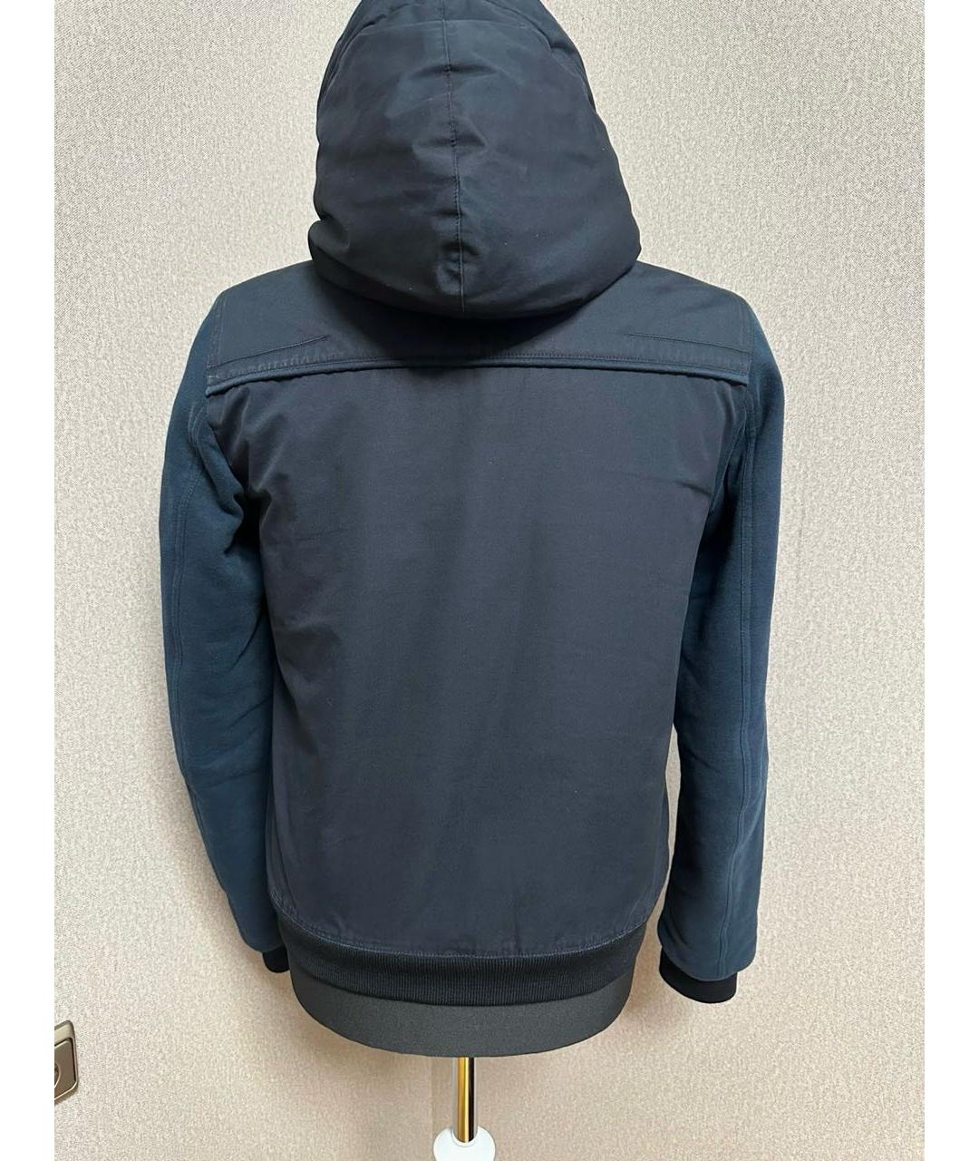 CHRISTIAN DIOR Темно-синяя хлопковая куртка, фото 2