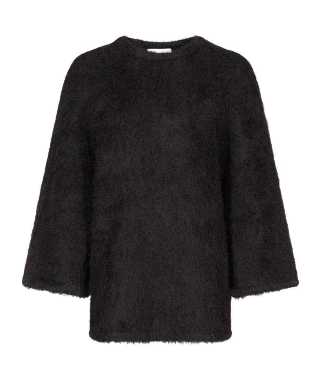 LOULOU DE SAISON Черный шерстяной джемпер / свитер, фото 1