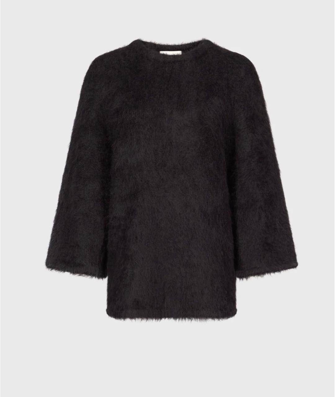 LOULOU DE SAISON Черный шерстяной джемпер / свитер, фото 6