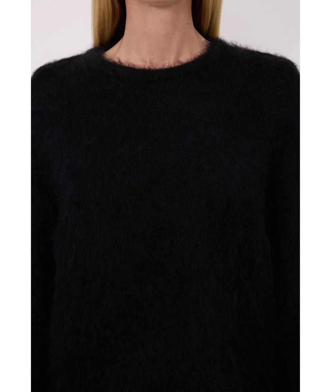 LOULOU DE SAISON Черный шерстяной джемпер / свитер, фото 3