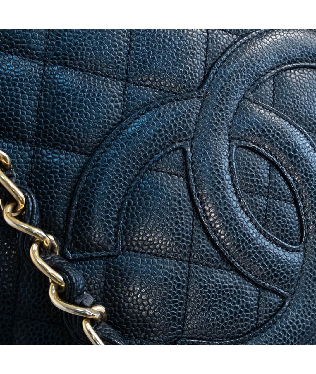 CHANEL Черная кожаная сумка тоут, фото 4