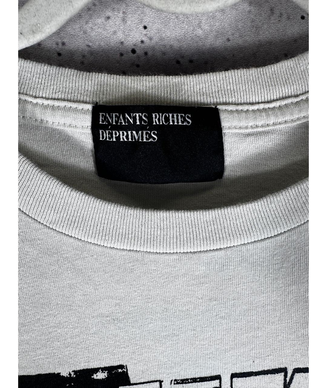 Enfants Riches Déprimés Белая хлопковая футболка, фото 2