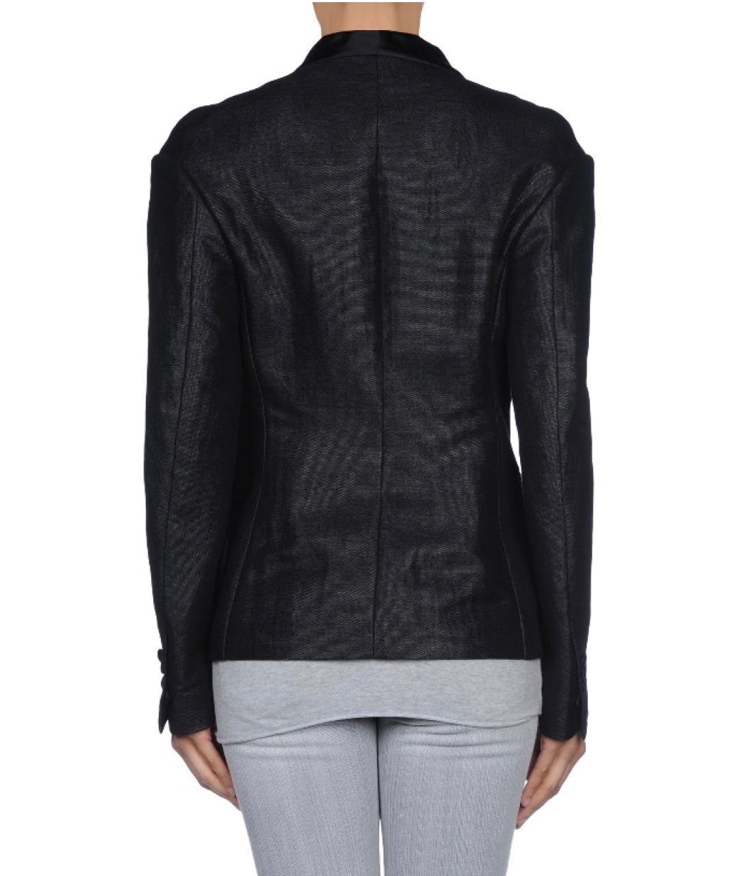 MAISON MARGIELA Черный хлопковый жакет/пиджак, фото 7